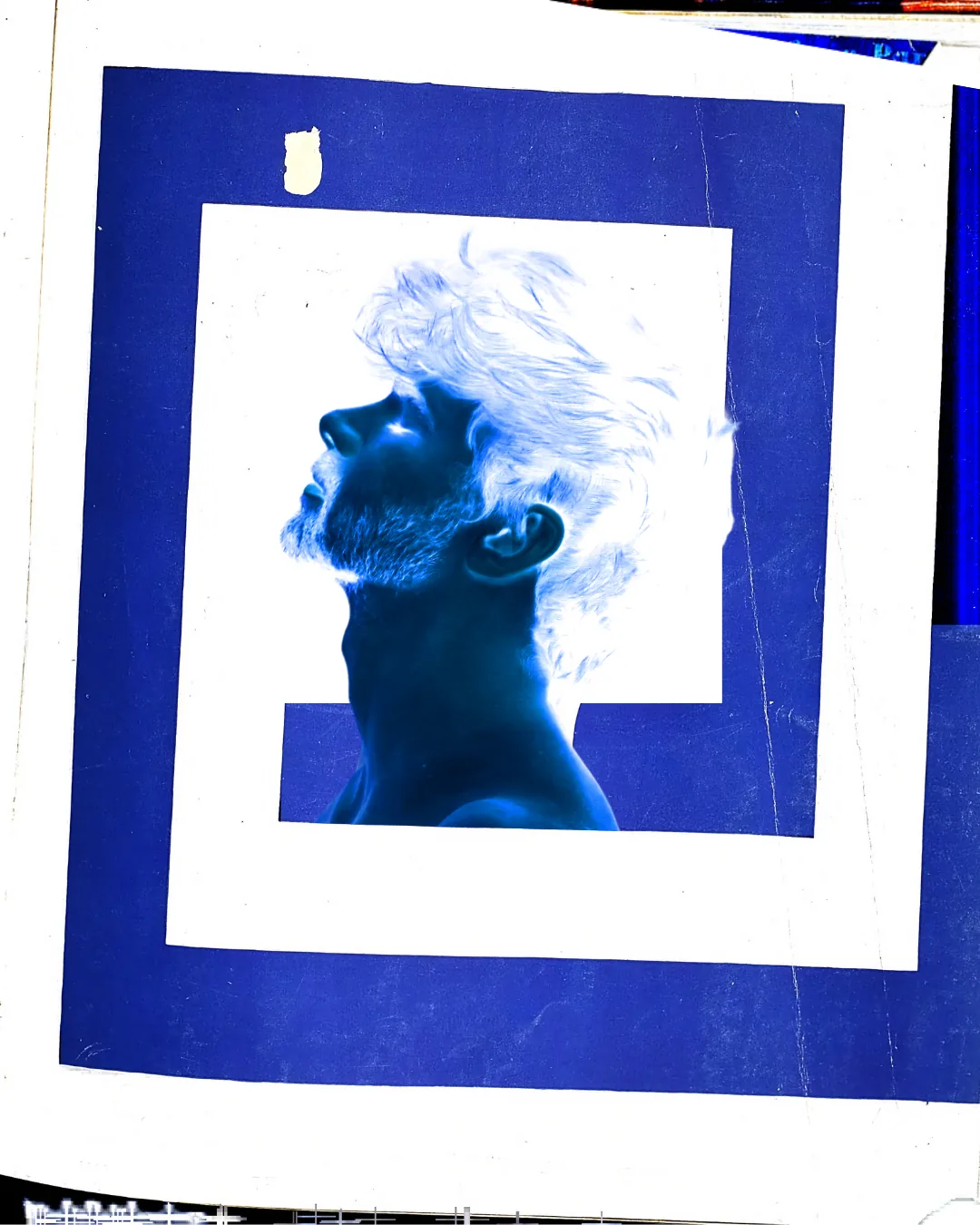 Blue artwork by Dylan Carnahan