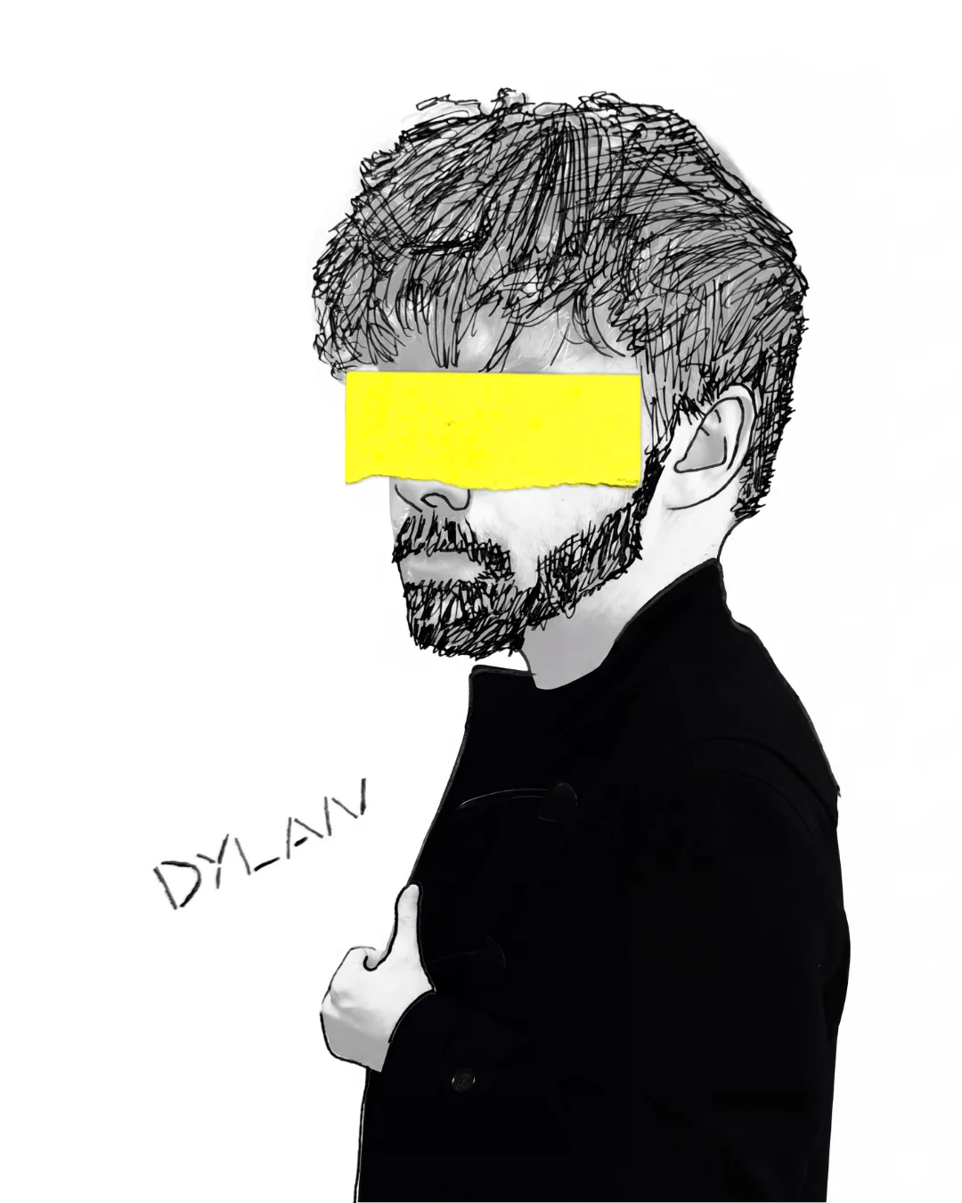 Cartoon drawing by Dylan Carnahan