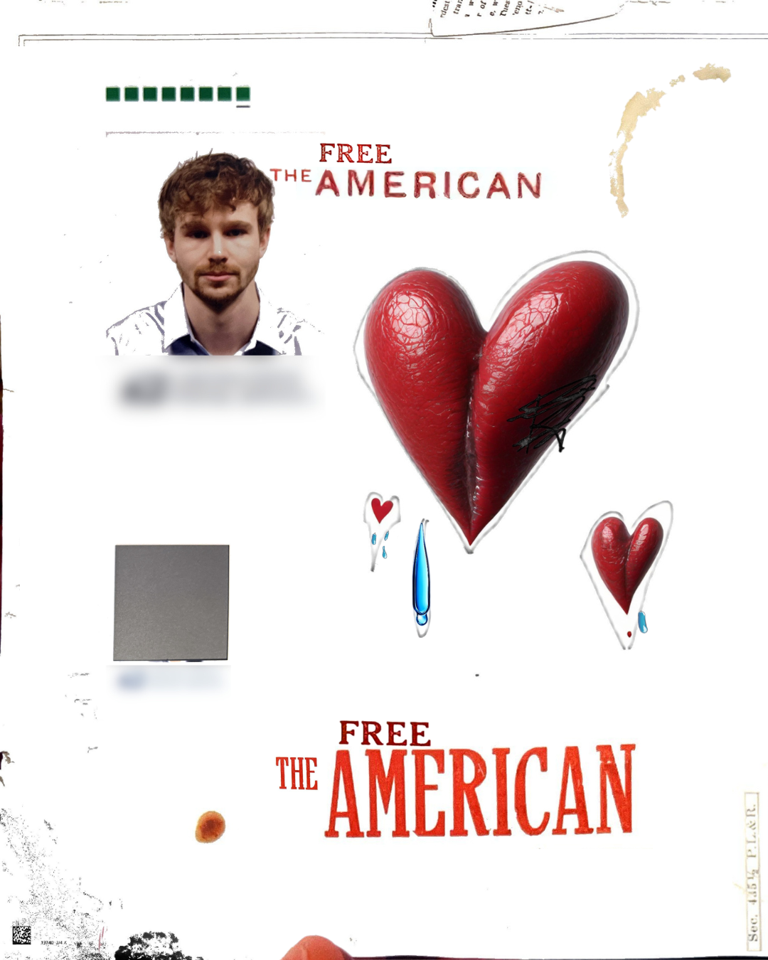 Free The American collage by Dylan Carnahan