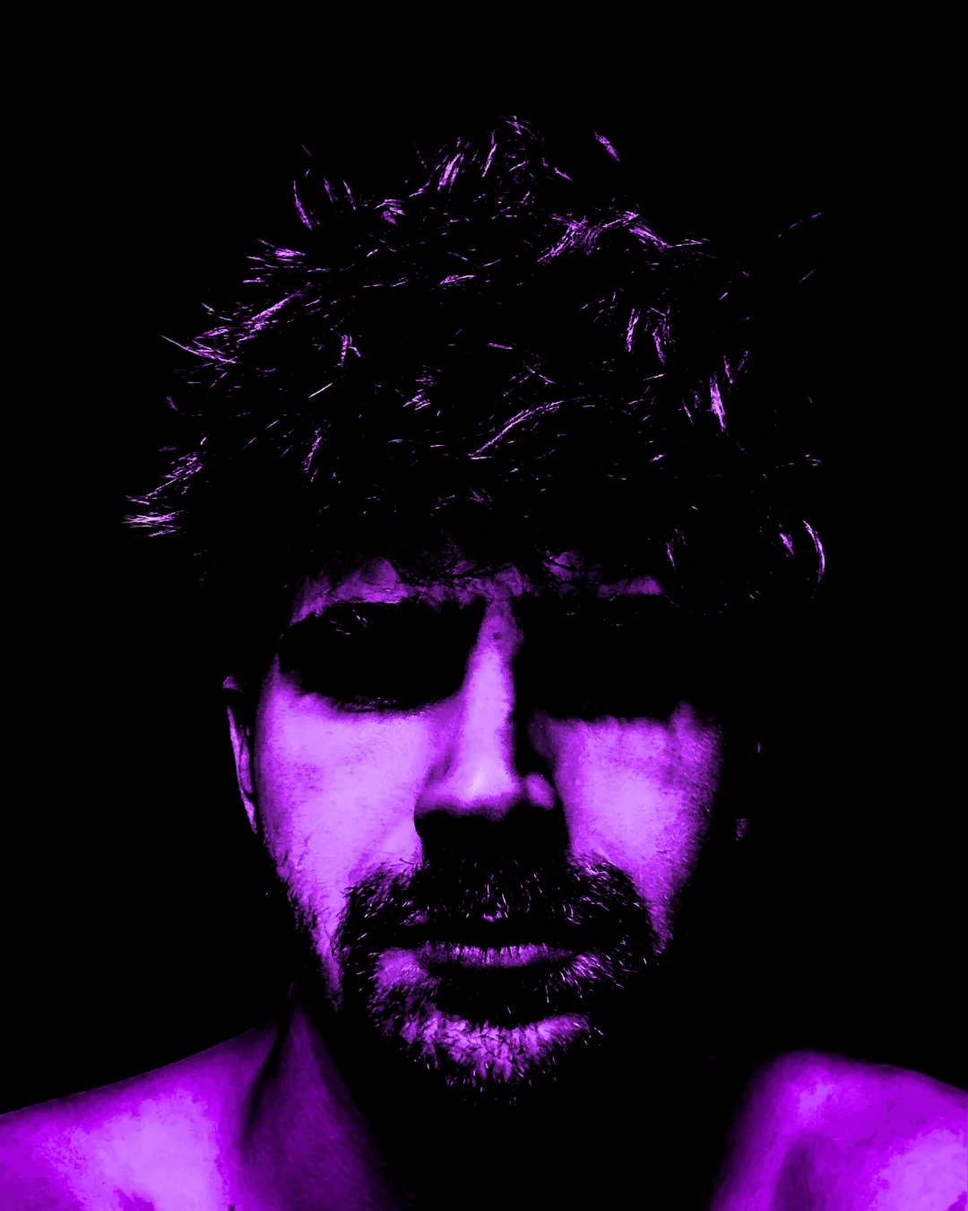 Purple artwork by Dylan Carnahan